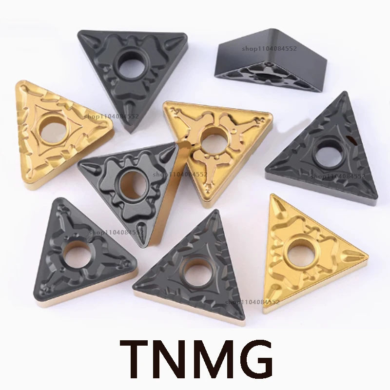 

CNC Carbide inserts triangle TNMG TNMG160408 TM TNMG160404 CQ TNMG160412 HQ alloy blade outer circular turning tool steel parts