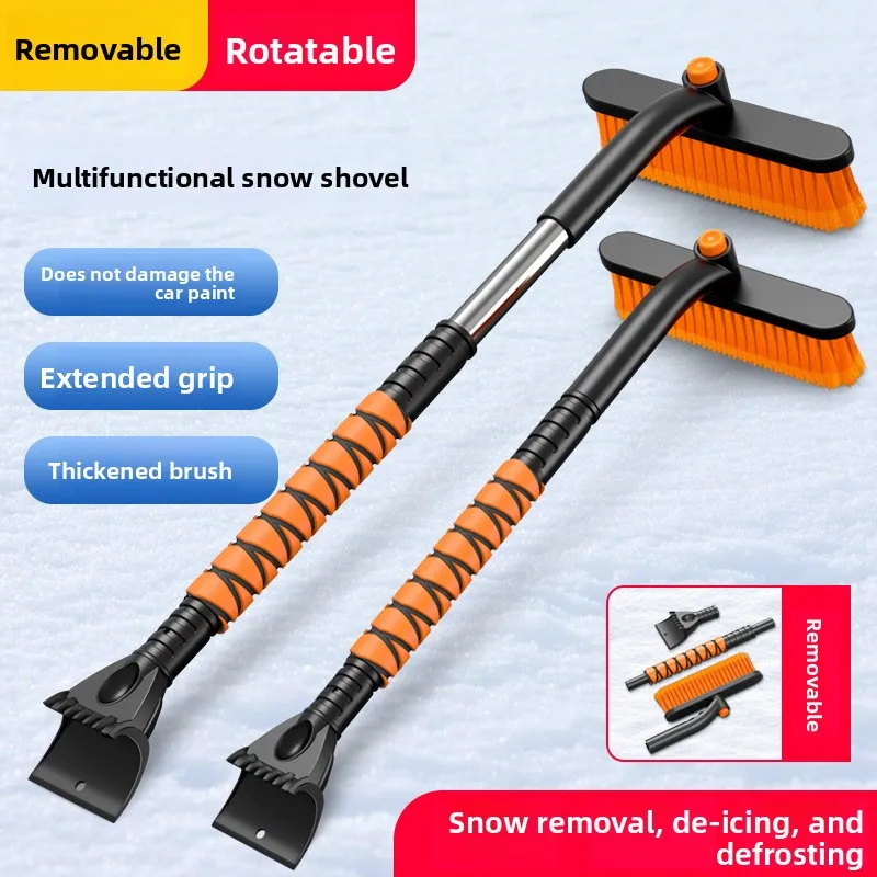 

Retractable Snow Shoveling for Cars, Snow Brush for Deicing, Ice Scraping, Ice Shovel for Scraping Snowboards, Car Snow Sweeping