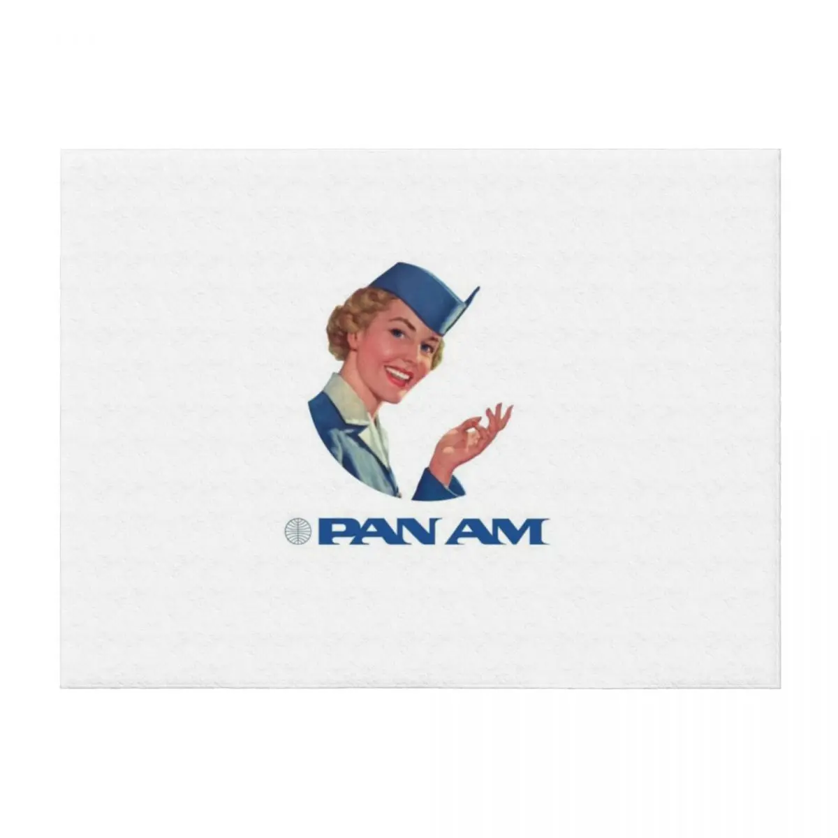 

PAN AM AIRLINES - VINTAGE - VINTAGE STYLE - LOGO PAN AM Throw Blanket wednesday Luxury Thicken Travel Soft Blankets