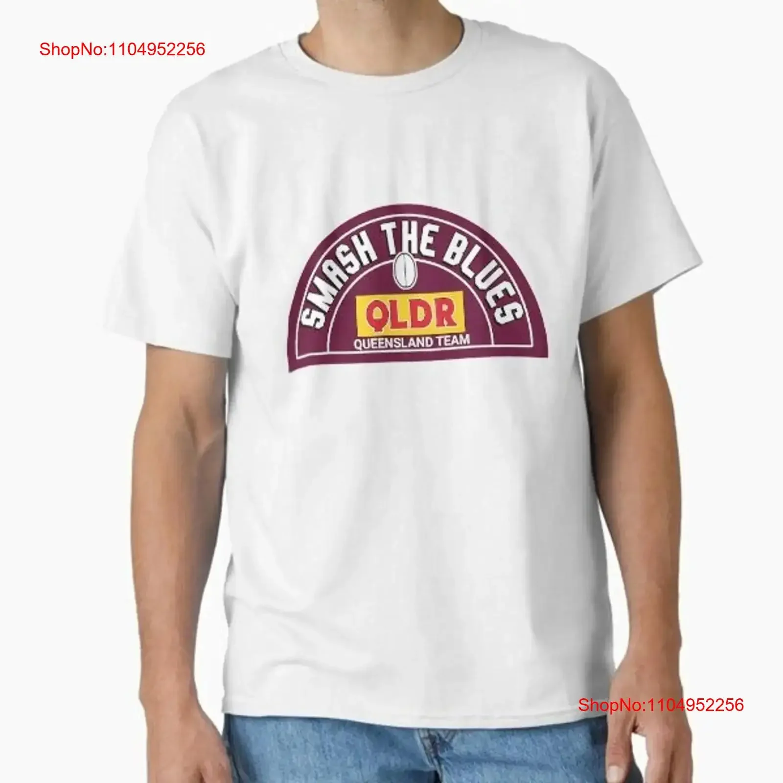 

Queensland Classic T Shirt Made in USA AUS S 2XL vintage Washed Slightly Top For Everyday Wear streetwear designer clothes