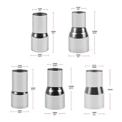 51mm 63mm 57mm 76mm Universal Stainless Steel Car Exhaust Reducer Connector Pipe Tube Adapter Exhaust Assembly Car Accessories