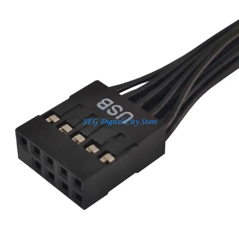 

U75B 9Pin USB Extension Cable Female to Male Adapter Extender Cord Line 10CM