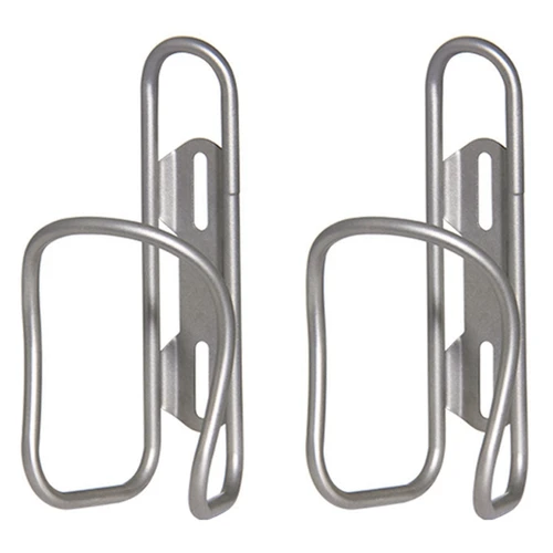 Imagen 2 del producto 2X estante para hervidor de bicicleta aleación de titanio soporte hueco para botella de agua con tornillos estilo A