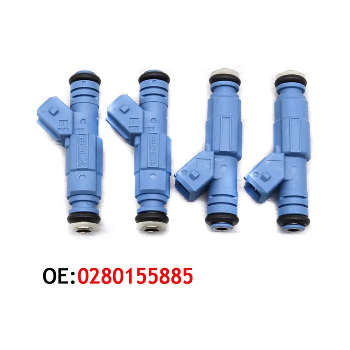 หัวฉีดหัวฉีดน้ำมันเครื่องยนต์0280155885 F01R00M082 4ชิ้นสำหรับ Land Rover Freelander มก. ZT Rover 75 Tourer 1.8 16V