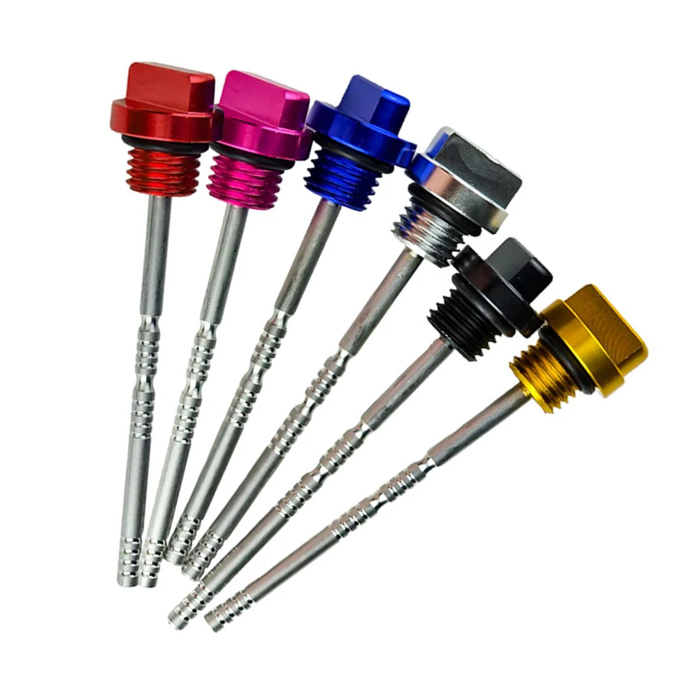 1 * Level Lndicator CNC Aluminum Ngine Oil Tank Dipstick Level Lndicator For Most Motorcycles Modification Accessories