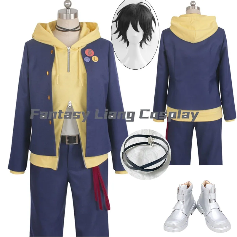 

Anime Saburo Yamada Cosplay Costumes Wig Shoes Men Women Coat Pants Clothing Halloween Carnival Full Sets Customized size