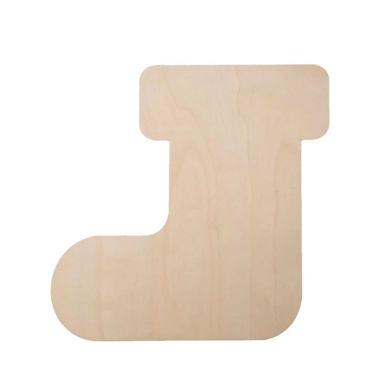 12 calze natalizie in legno non finite, decorazioni fai da te