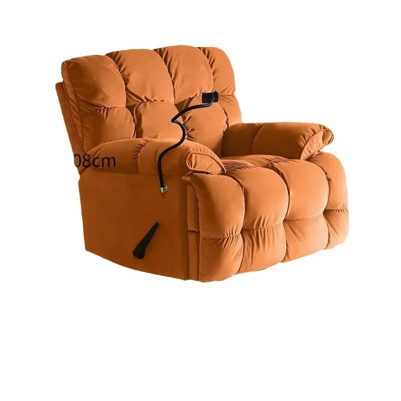 

Multifunctional rotating lazy sofa, sleepable and reclining Internet celebrity rocking chair, cat scratching electric single