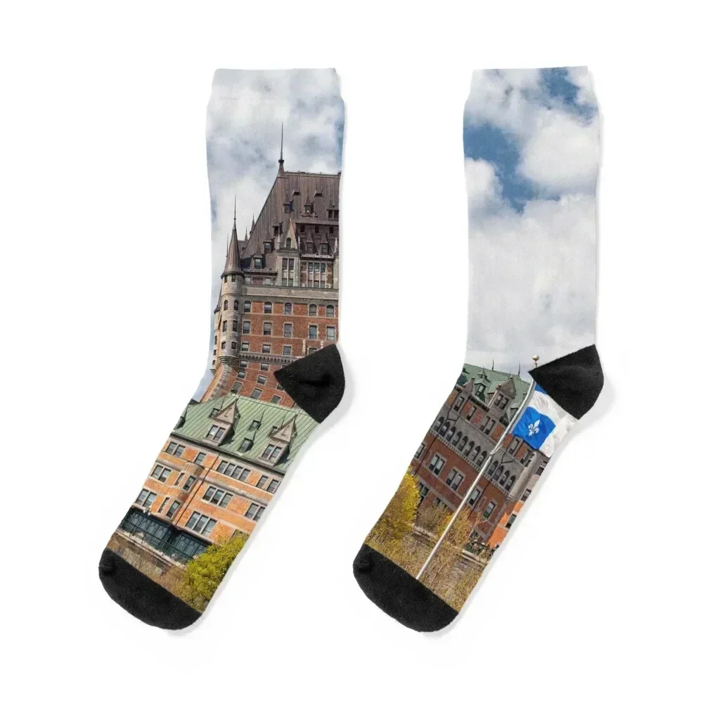 

Chateau Frontenac 2 Socks soccer anti-slip halloween cycling snow Men's Socks Luxury Women's