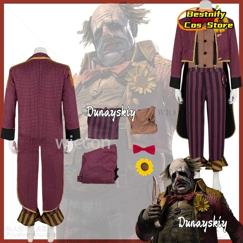 

CosplayKenneth Chase Dead Anime Game Daylightt Cosplay Costume Horror Plaid Shirt Suspender Pants Terror Halloween Jokerrr Custo