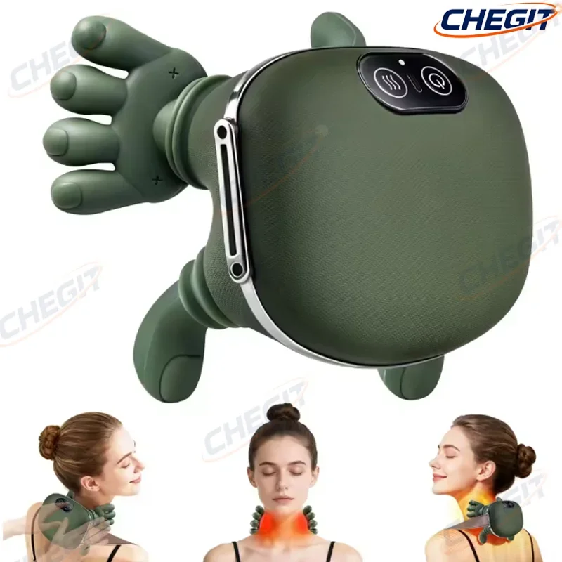 

Neck Shoulder Massager Finger Pressure Shiatsu Neck Back and Shoulder Massager Electric Kneading Neck Deep Massage Muscle Relax