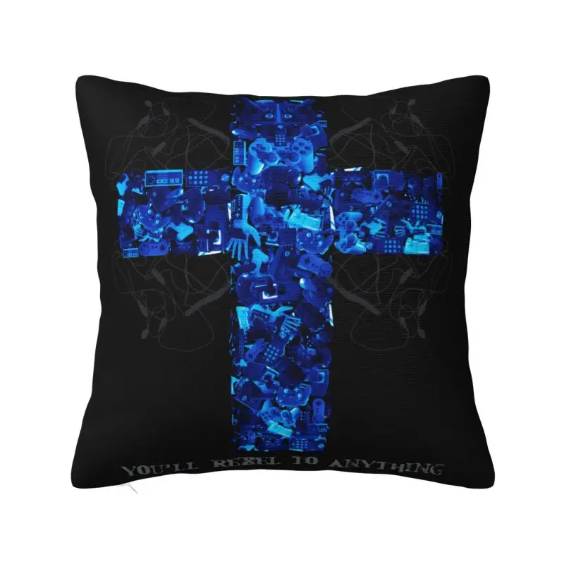 Custom Luxury Msi Mindless Hip Hop Punk Rock Self Indulgence Sofa Cushion Cover Velvet Electro Pillow Case