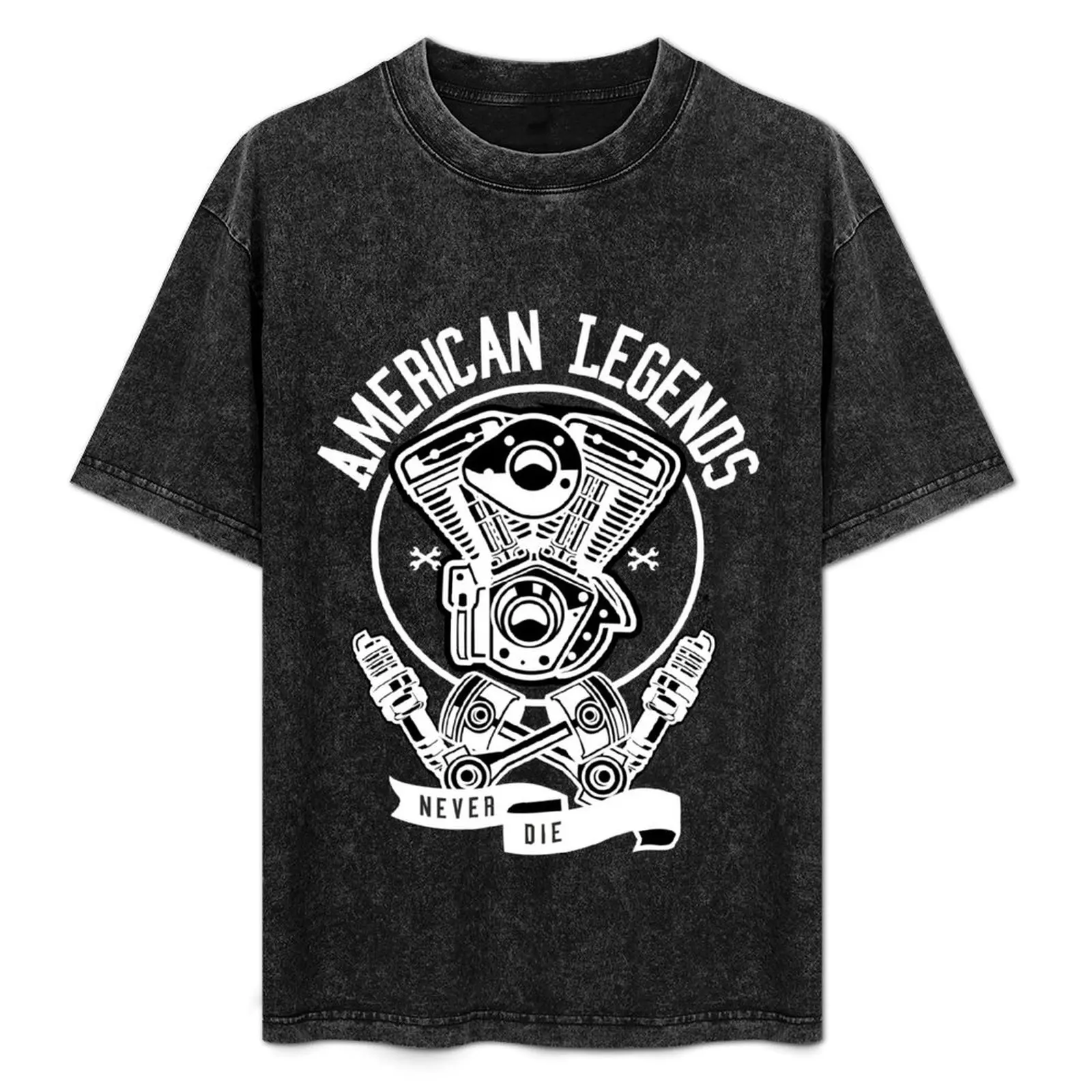 

American Legends never die T-Shirt Work Basic Short Sleeve Top