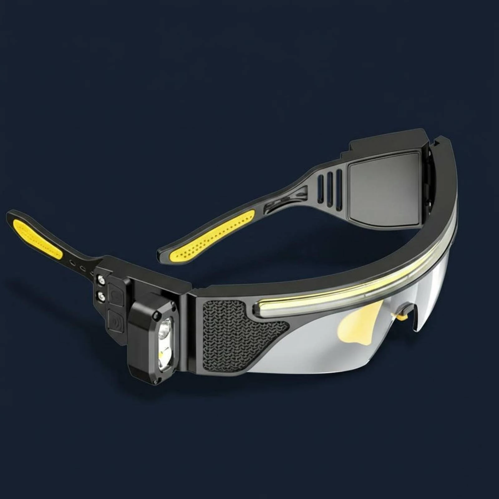 Glasses Headlamp Windproof Cycling Glasses Lamp Eyeglass Clip Light Hands-Unrestricted Headlight High Intensity