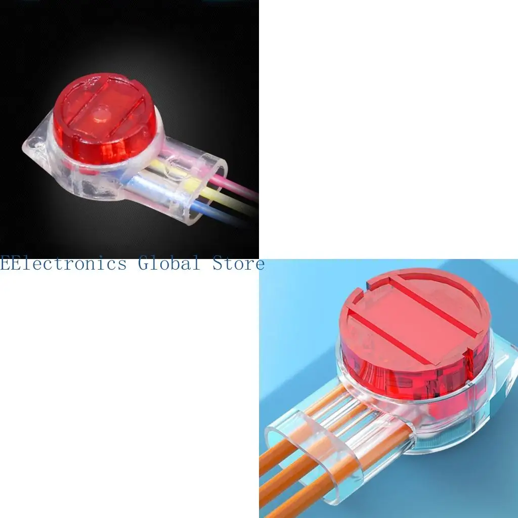 462B Connector Crimp Connection RJ45 RJ11 Waterproof Wiring Ethernet Phone Cable