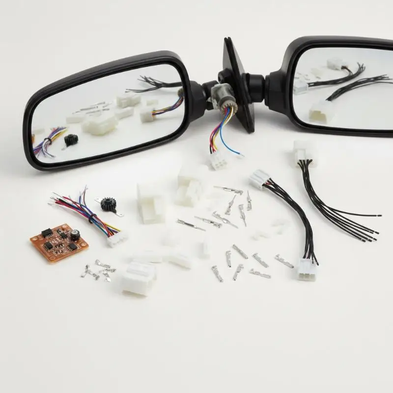 【W】7 Pin Automotive Connector Rearview Mirror Reverse Mirror Assembly Wire Harness Plug 90980-12059 90980-12060