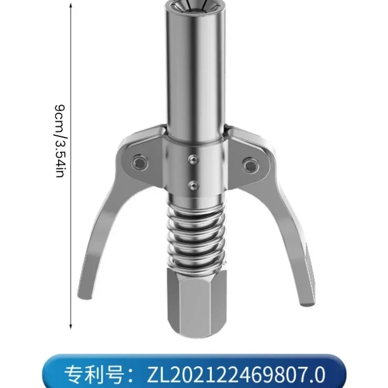 10000 PSI Grease Tool Coupler Heavy-Duty Quick Release Grease Gun NPTI/8 High Pressure Grease Nozzle Car Syringe Lubricant Tip