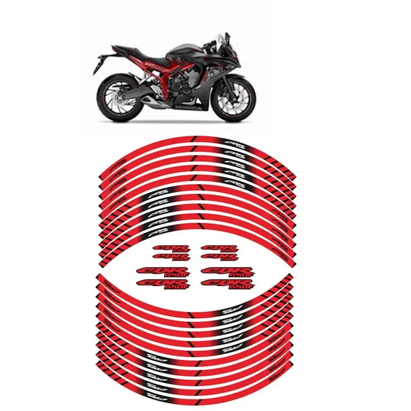 

For HONDA CBR650F Motorcycle Parts Contour Wheel Decoration Decal Sticker - B