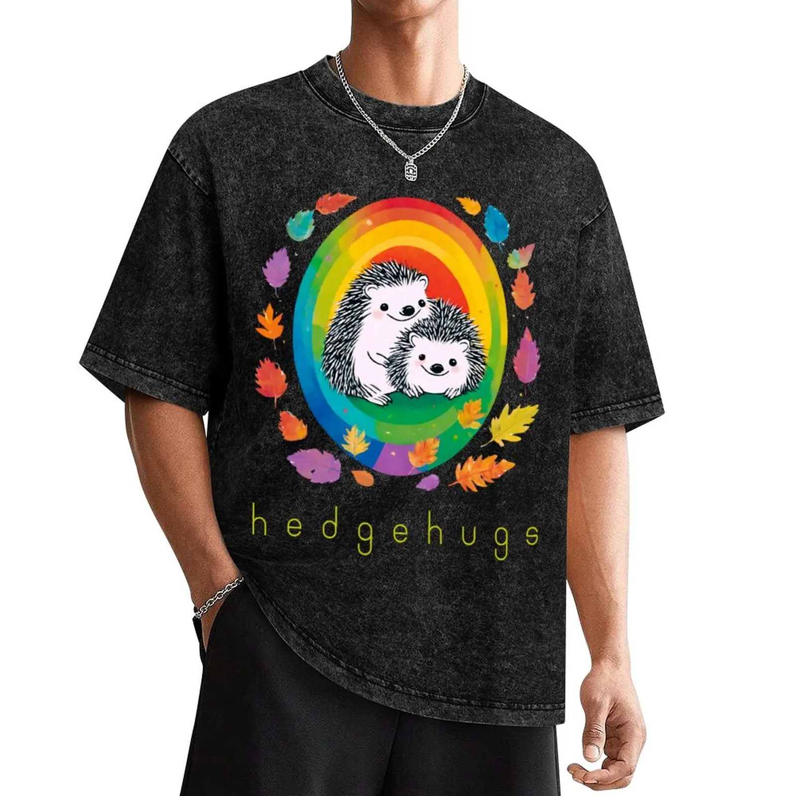

Hedgehugs Cute Gifts For Hedgehog Lovers T-Shirt anime shirt summer tops new edition mens graphic t-shirts
