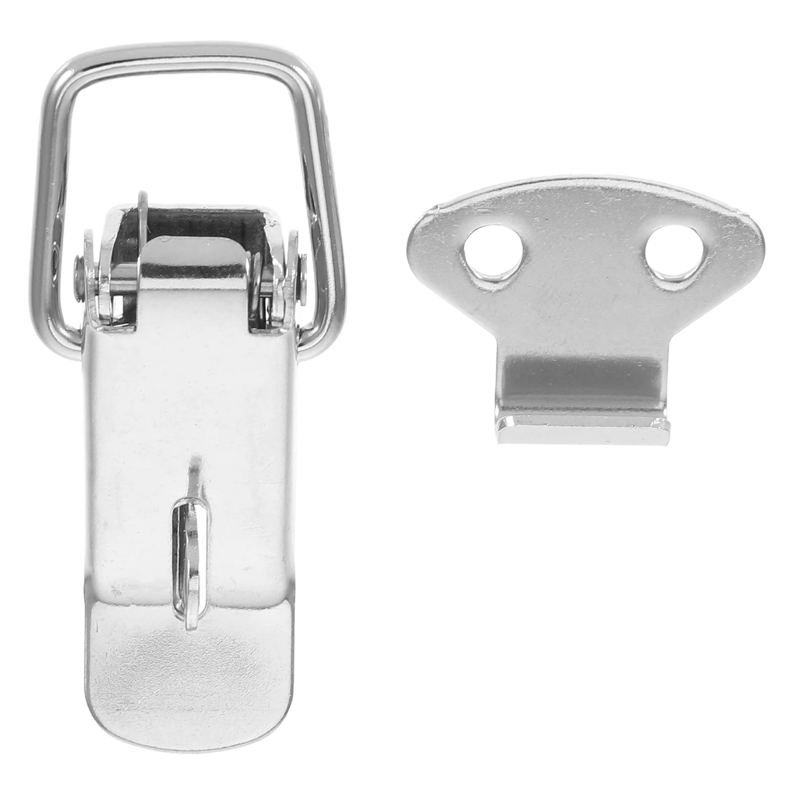 

Stainless Steel Luggage Buckle Spring Toggle 201 Strong Fixation Durable Toolbox Duckbill Lock Catch for Travel Cases Backpacks