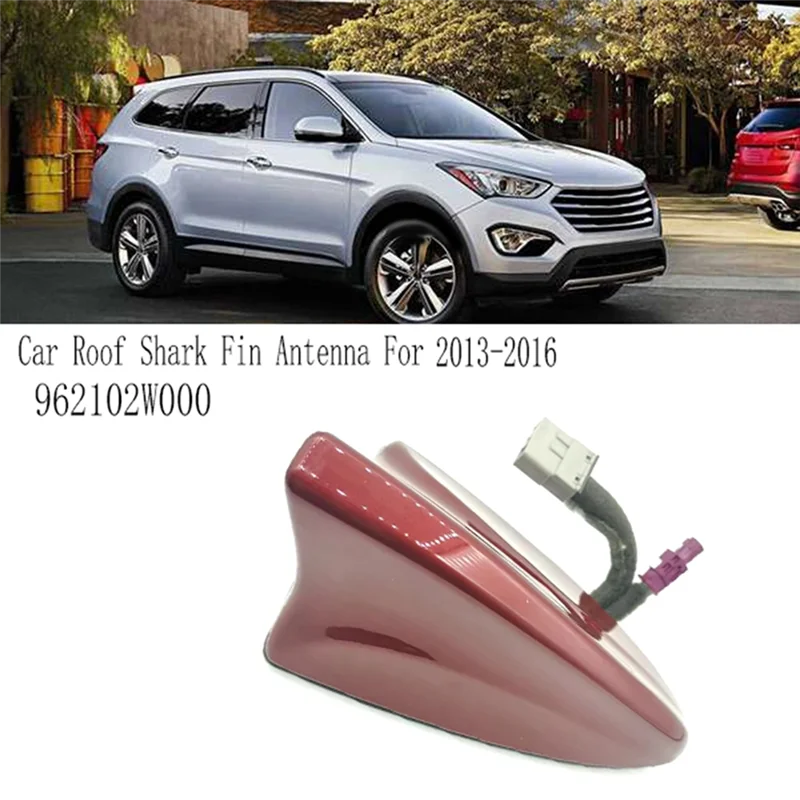 

Simple 962102W000 Car Roof Shark Fin Positioning Antenna Vortex Generator Spoiler Wing For Hyundai Santa Fe 2013-2016