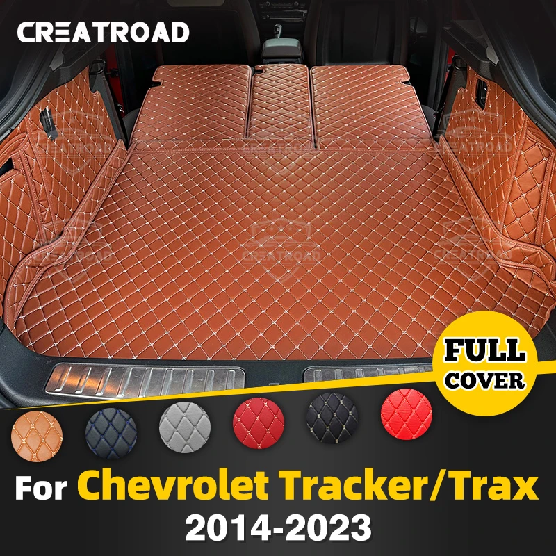 

Для Chevrolet Tracker/Trax 2014-2023 22 21 20, автоматический коврик для багажника с полным покрытием, автомобильный защитный коврик, грузовой вкладыш, аксессуары для интерьера