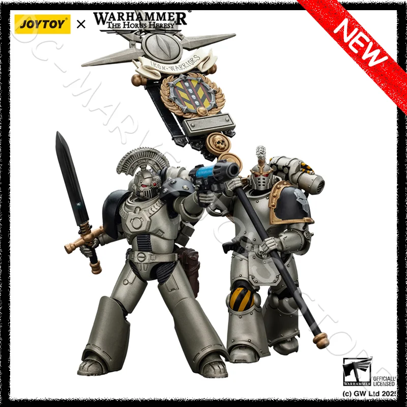 

JOYTOY The Horus Heresy Iron Warriors MKVI Tactical Sergeant with Power Sword and Plasma Pistol Command Squad Chosen with Legion