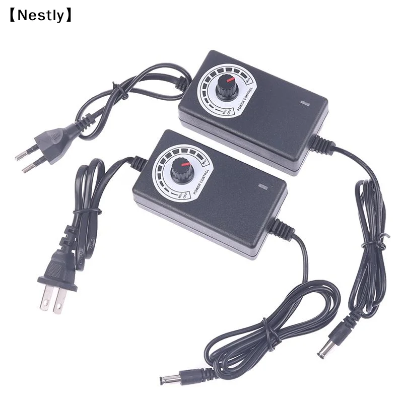 Adjustable ON/OFF Adapter 3V-12V 2A of voltage 3V 4.5V 5V 6V 7.5V 8V 9V 10V 12V 2A 24W power supply Charger 5.5mm〔Nest〕