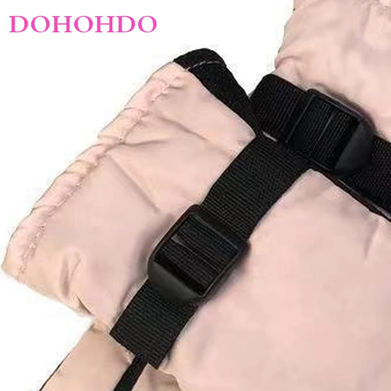 Skihandschoenen Heren Dames Warme winterzwarte handschoenen Plus fluweel gevoerd Fietsen Winddicht Buitensporten Winddichte motorhandschoenen