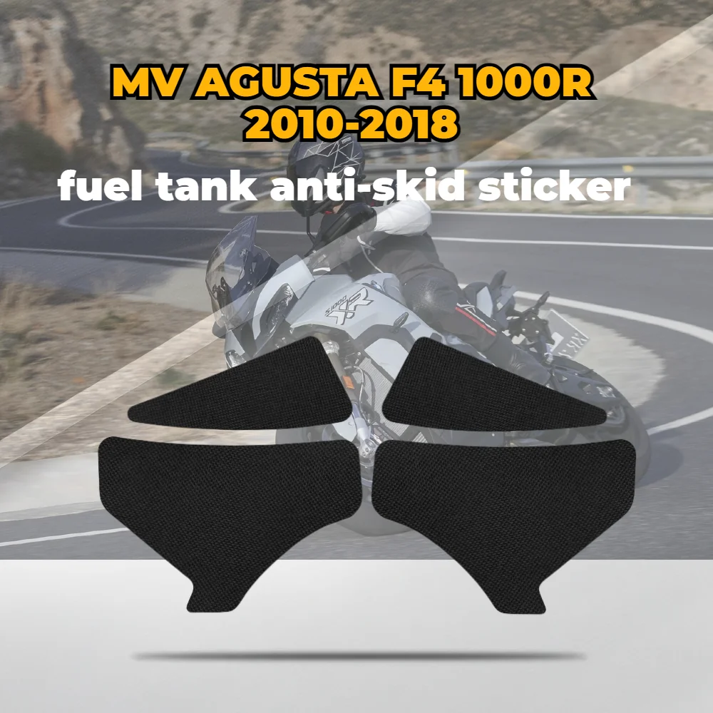 

For MV AGUSTA F4 1000R 2010-2018 Anti Slip Fuel Oil Tank Side Knee Grip Decal Protector Sticker Pad Motorcycle Stickers