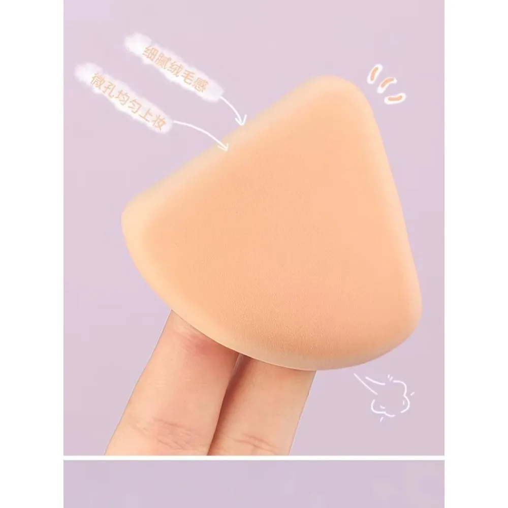 1-10 stücke Runde Quadrat Dreieck Form Make-Up Schwamm Puff Trocken Nass Dual-use-Weiche Zuckerwatte Air kissen Foundation Puderquaste