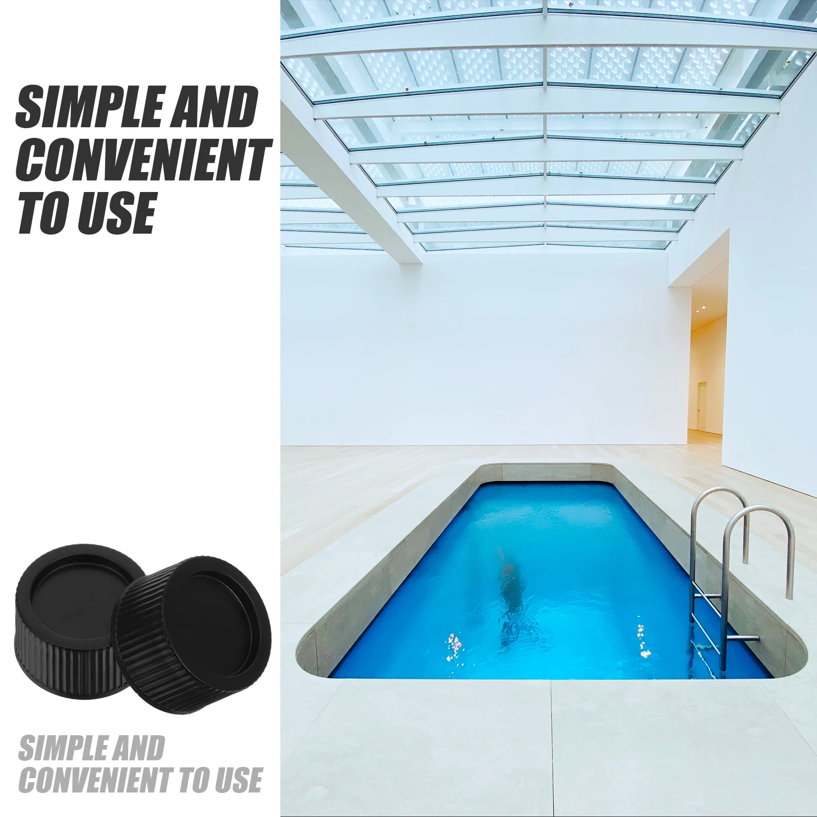 

2pcs Sand Drain Cap With Gasket Spa Sand Filter Cover Replacement Leakproof Durable Easy Install For Sx180Hg Swimming