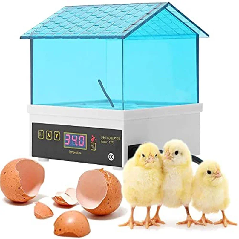 

HHD Mini Automatic Temperature Control Digital Poultry Hatching Machine 4 Egg Incubator Breeder for Chicken Quail Pigeon