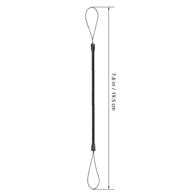 8 pcs Tablet Stylus Ropes Anti-Lost Stylus Retractable Cords Spring Coil Tether Ropes Hanging Rope Spring Coil Tether Lanyard - Image 3