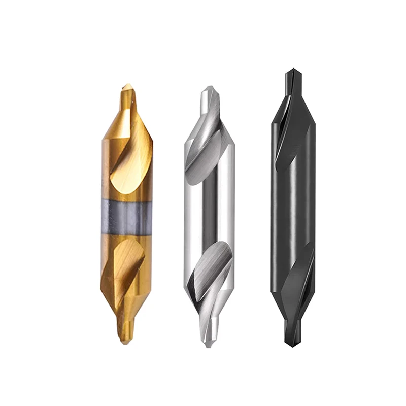 HSS Zentrierbohrer-Set 1,0/1,5/2,0/2,5/3,5/5/6mm Senkerbohrer 60 Grad TiN-beschichtet Kombinierte Zentrierbohrer für Metall – Detail 9