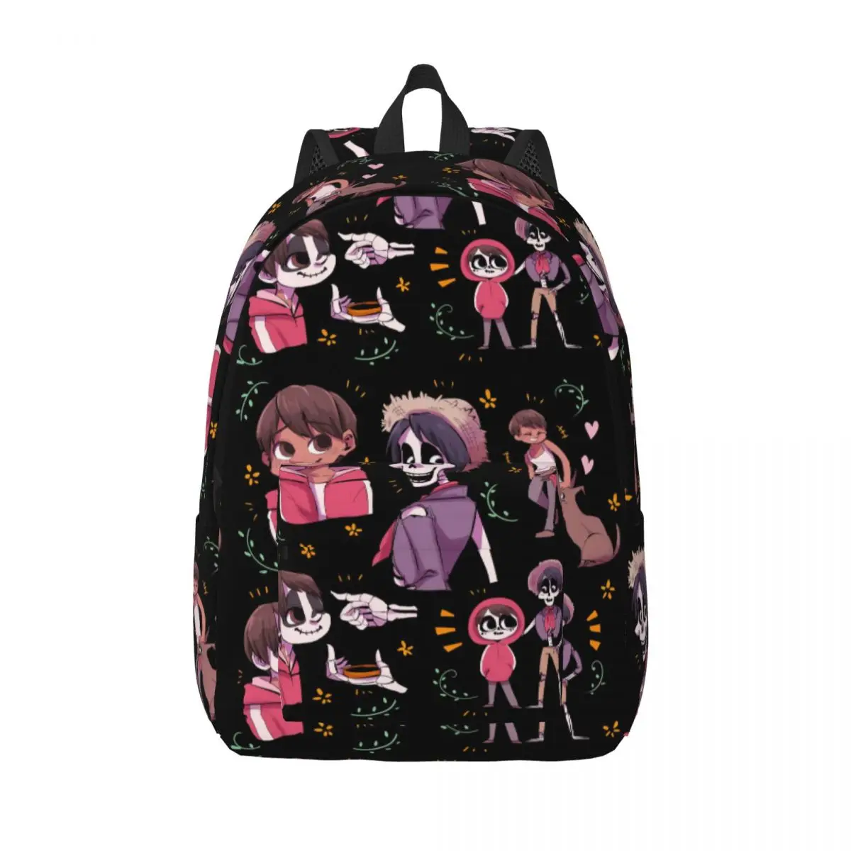 Custom Hector Rivera And Miguel Riveras Laptop Backpack Men Women Basic Bookbag for College School Students CoCo Bags