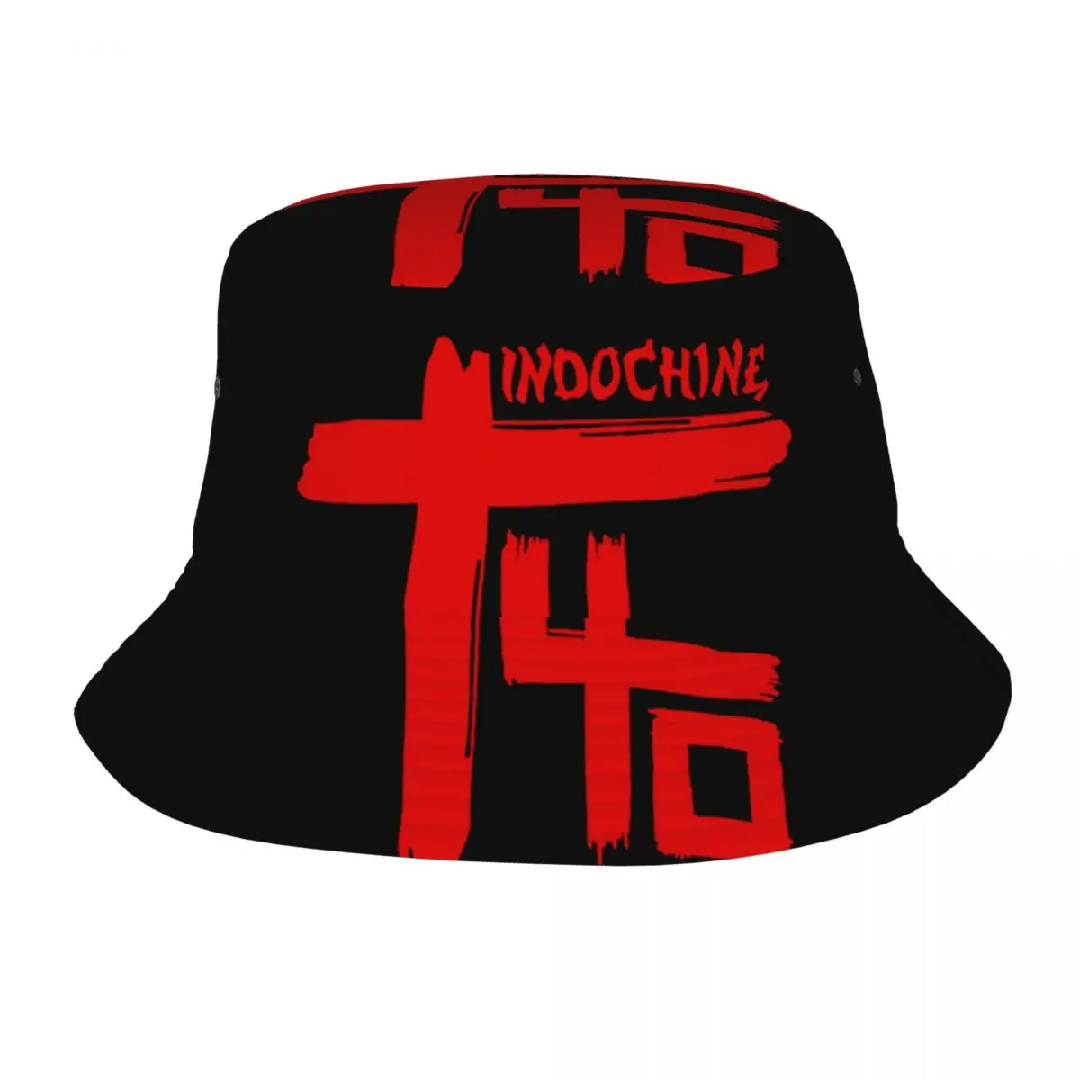 Rock Band Indochine Bucket Hat for Men Women Beach Floppy Hat Casual Foldable for Outdoor Fishing Fisherman Hats Session Hats