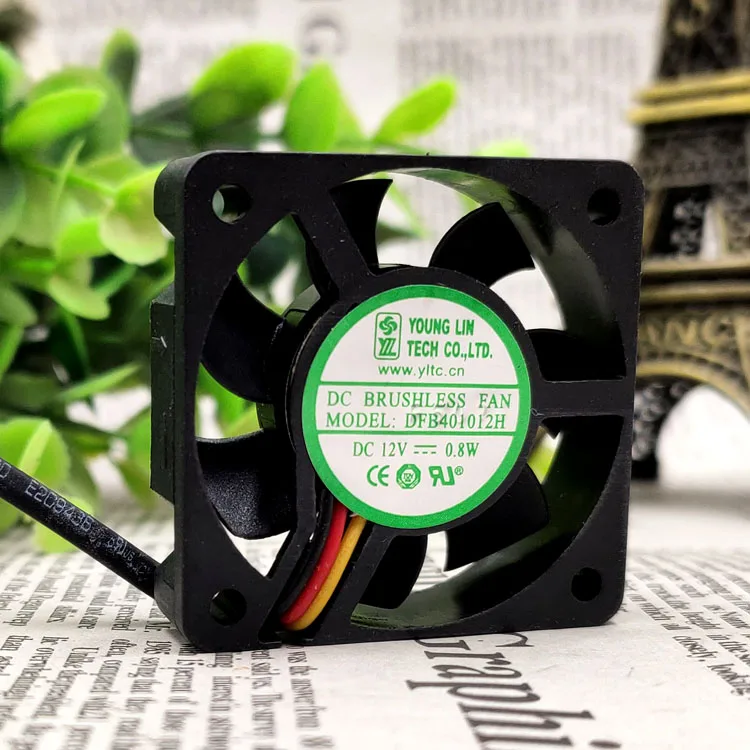 DFB401012H DC12V 0.8W 4010 4CM BALL SERVER COOLING FAN