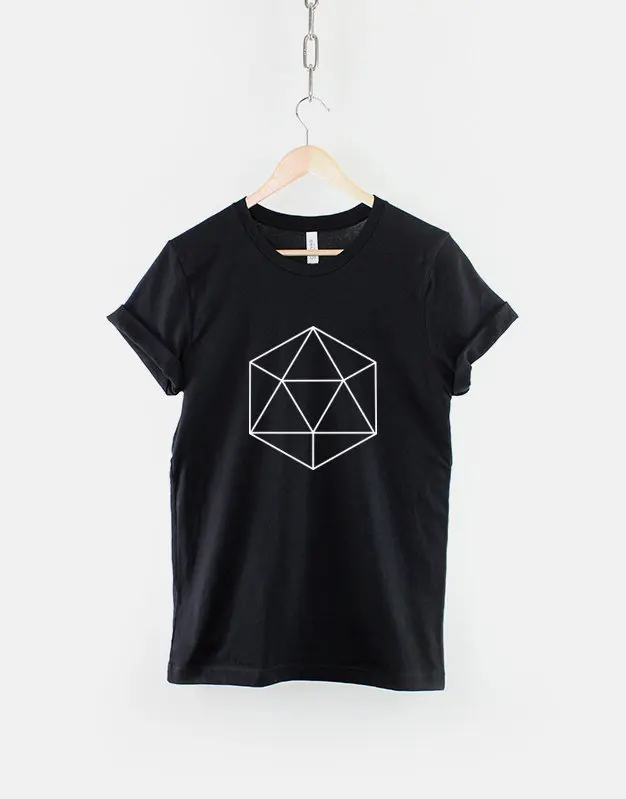 Geometric Shape Hexagon Polygon Hipster T Shirt