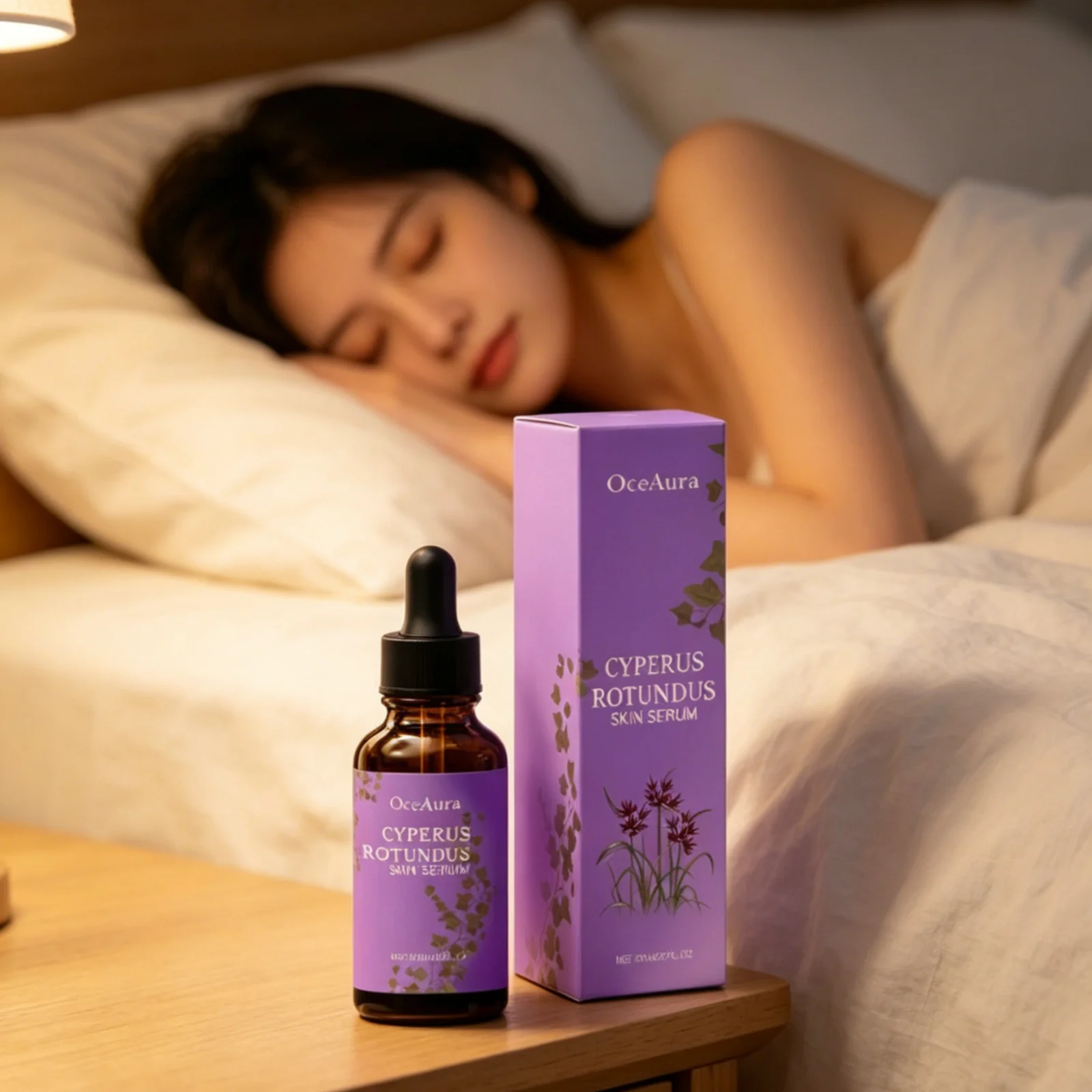 OceAura Cyperus Rotundus Skin Serum Reduce Hair Regrowth Nourish Skin Moisturizing Refreshing Hair Removal Aftercare Serum 60ml