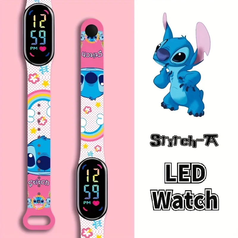 LED Watch – Cartoon Digital 24H Display, Adjustable Silicone Strap, Trendy for Teens & Party