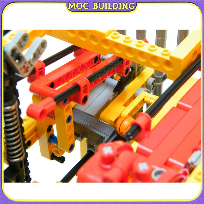 MOC Buidling Block Vertical Ball Clock GBC Module Machine Motor Technology Bricks Educational Toys Gifts