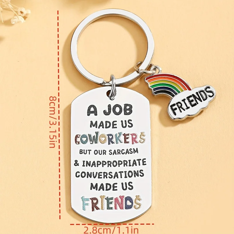 Funny Coworker Keychain 