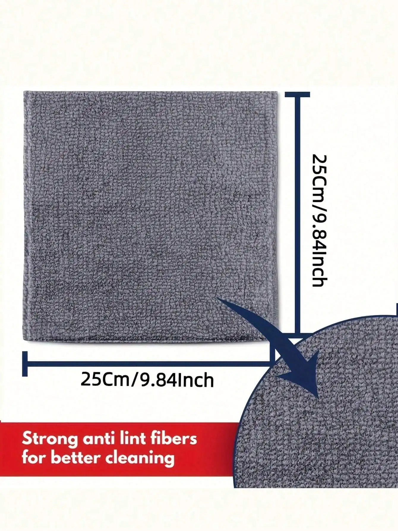 5/10pcs Microfiber Light Gray Kitchen Towel Set, Highly Absorbent, Soft & Easy To Clean, Suitable For Cleaning Glass, Cooking Surfaces, Pots & Pans, Faucets, Appliances, Cars, Kitchen, Bathroom, Home