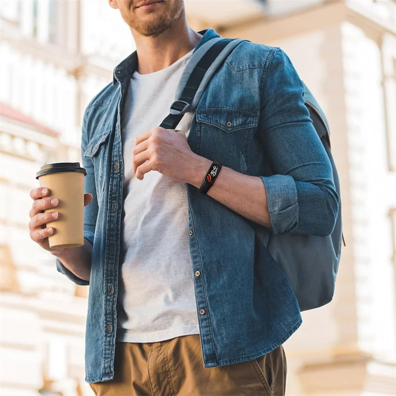 Replacement Wristband For Xiaomi Mi Band 5 4 3 6 nfc Strap Silicone Bracelet For Xiaomi Band 7 4 5 6 nfc Wrist Color TPU Strap