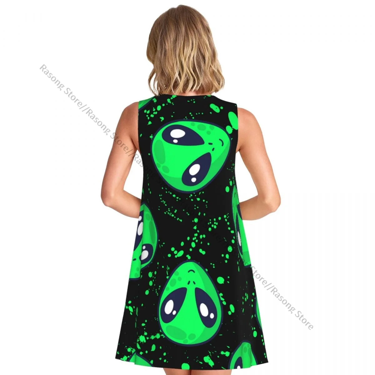 ชุดสตรีฤดูร้อนชุดลําลองเสื้อยืดชายหาดปกคลุมรูปแบบคนต่างด้าวชุดถัง