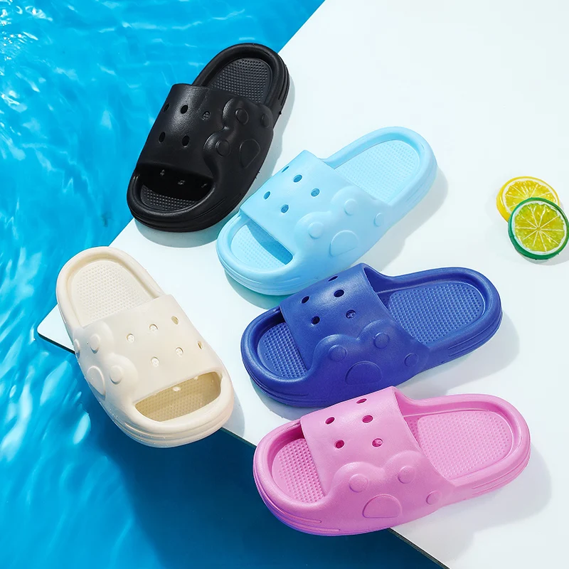 

Summer Slippers Sandals Solid Color Baby Boy Sandals Soft Sole Anti-slip Boys Girls Sandals Toddler Baby Shoes Beach