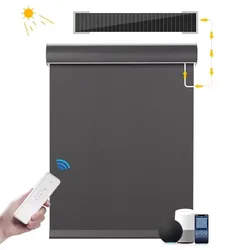 Cheap Price European Market Custom Size Remote Motorized Blackout Wifi Control Electric Roller Blinds For Windows