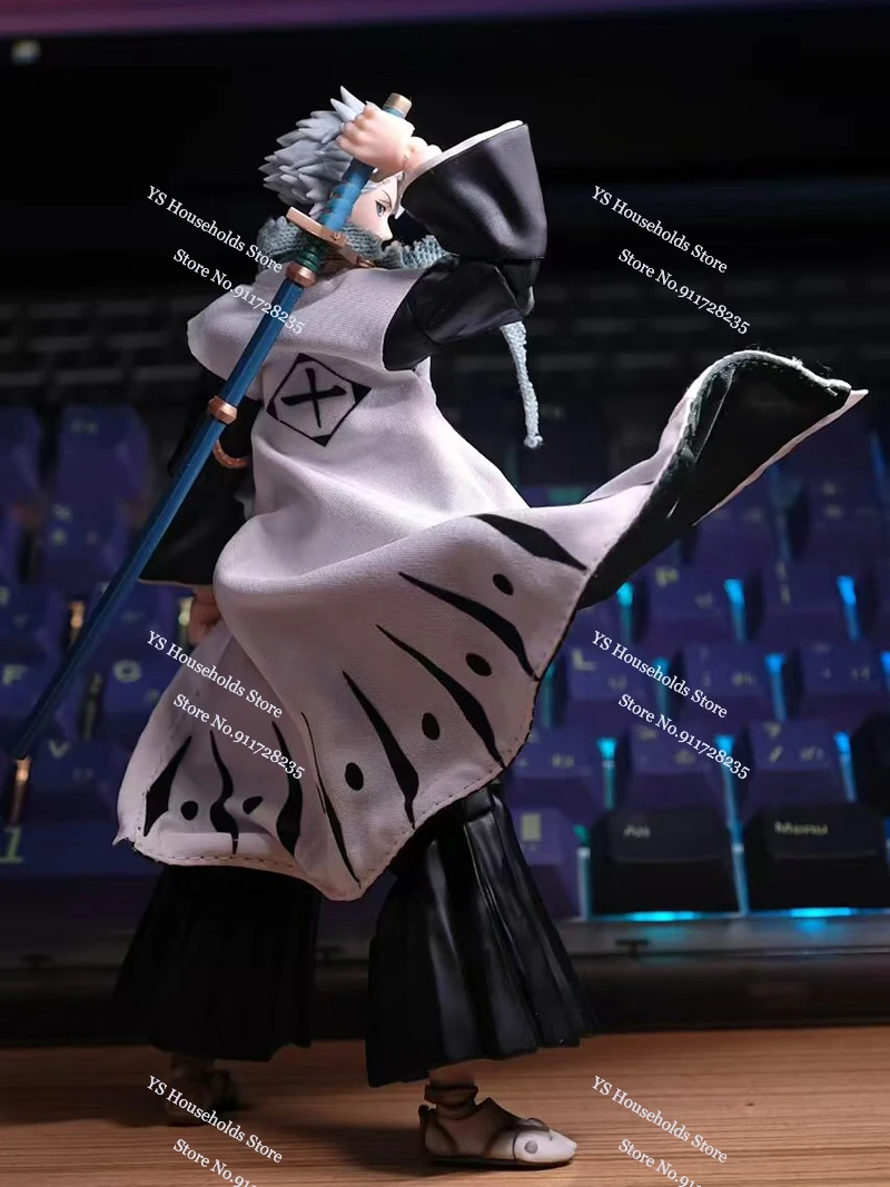 

1/12 Hitsugaya Toushirou Boy Figure Mini Scarf Sleeveless Windbreaker Coat Toys Clothes Accessory For 6" Anime Bleach Shf Body