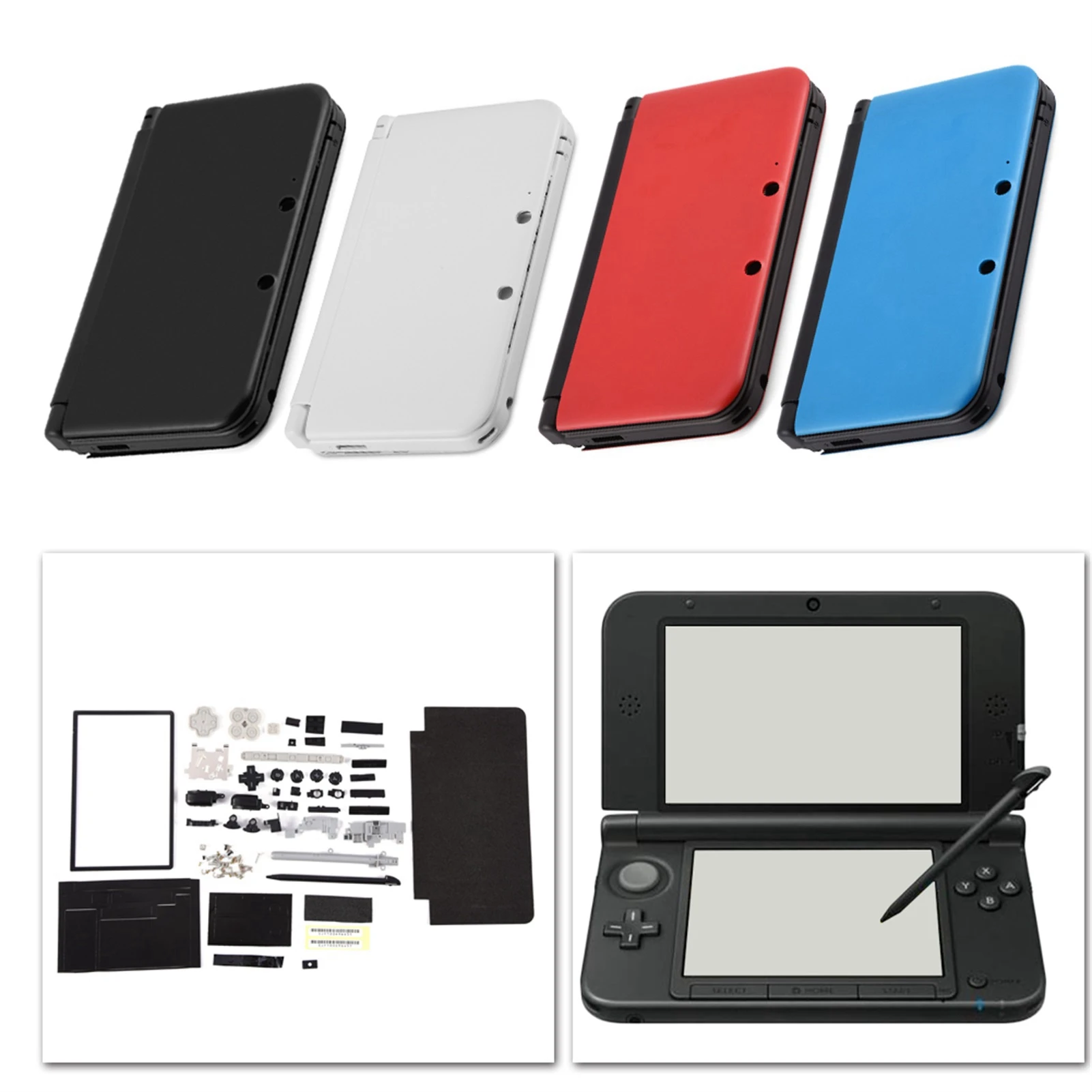 Replecement Case for 3ds Xl Full Housing Case Cover Shell Re